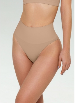 Безшовні труси сліпи з легкою корекцією HI-LEG SHAPEWEAR nude (бежевий)
