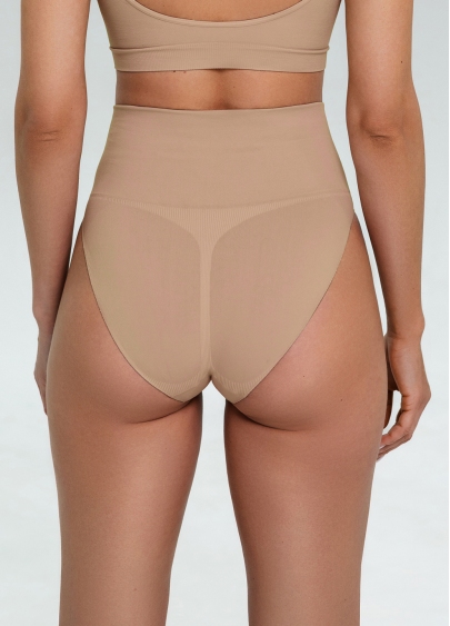 Безшовні труси сліпи з легкою корекцією HI-LEG SHAPEWEAR nude (бежевий)