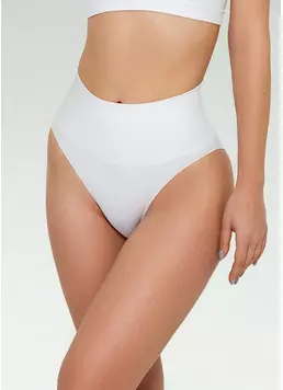 Безшовні труси сліпи з легкою корекцією HI-LEG SHAPEWEAR white (білий)