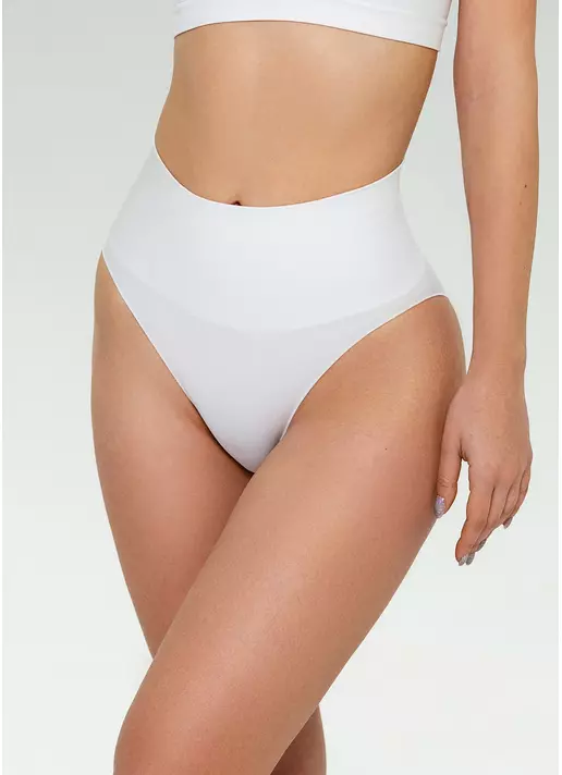Безшовні труси сліпи з легкою корекцією HI-LEG SHAPEWEAR white (білий)