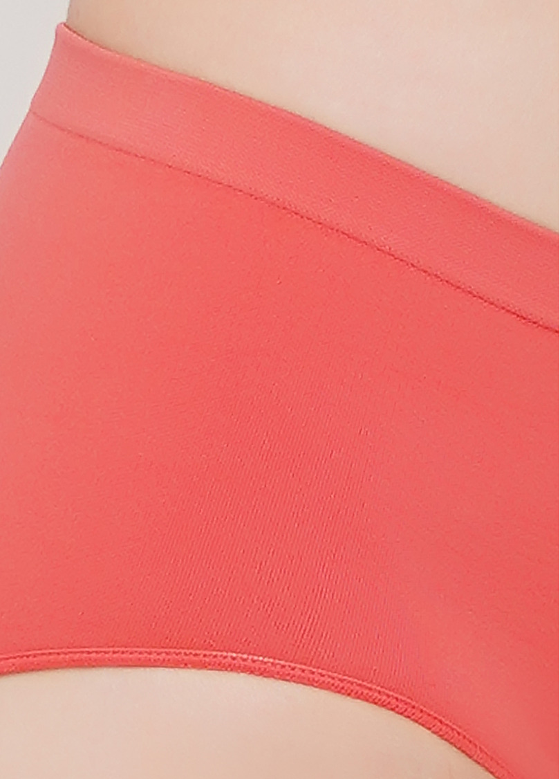 Безшовні труси напівшортики HIPSTER BRIEFS COLOR (кораловий)