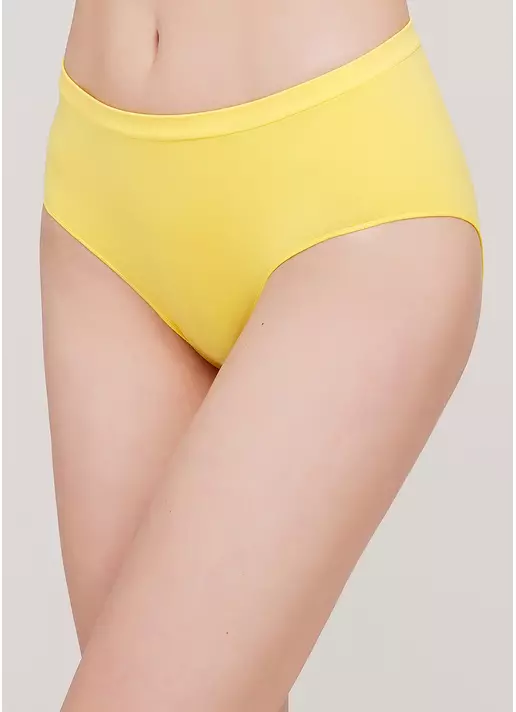 Бесшовные трусы полушортики HIPSTER BRIEFS COLOR (желтый)