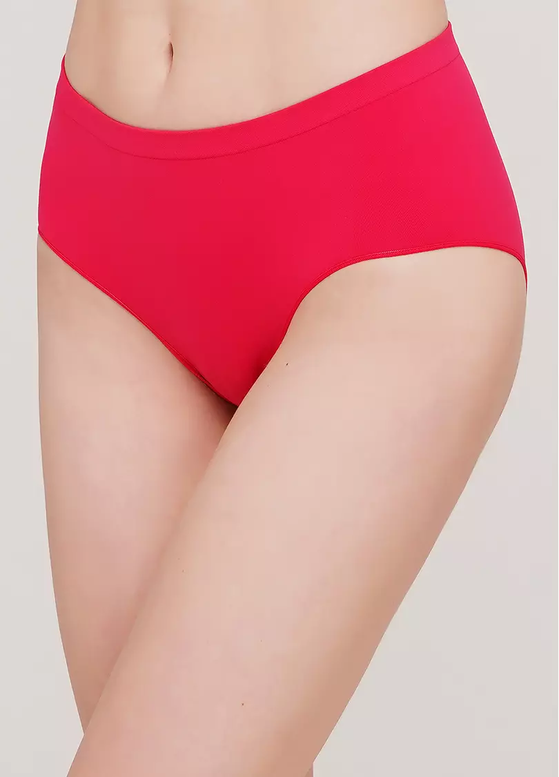 Бесшовные трусы полушортики HIPSTER BRIEFS COLOR (розовый)
