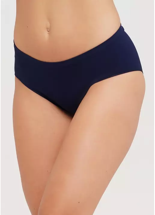 Бесшовные трусы полушортики HIPSTER BRIEFS COLOR rhodonite (синий)