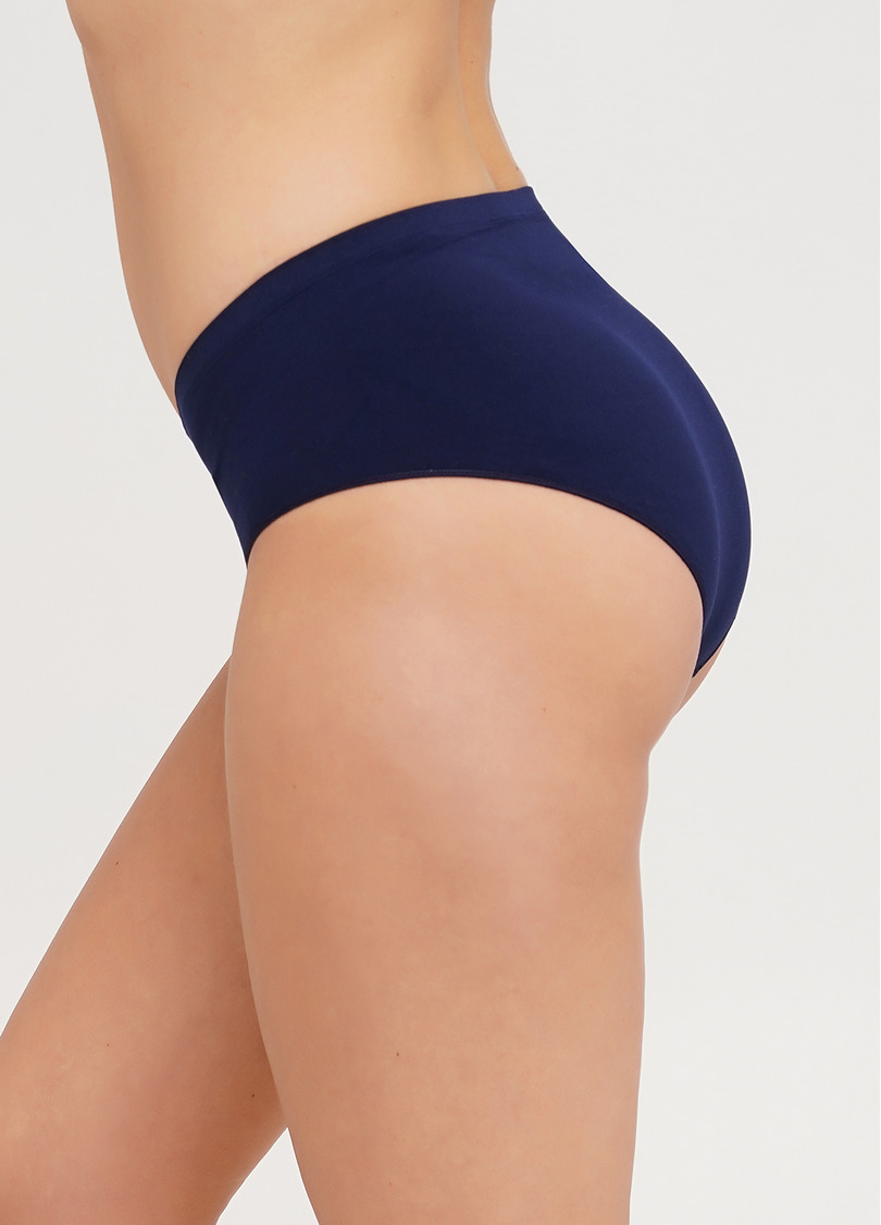 Безшовні труси напівшортики HIPSTER BRIEFS COLOR rhodonite (синій)