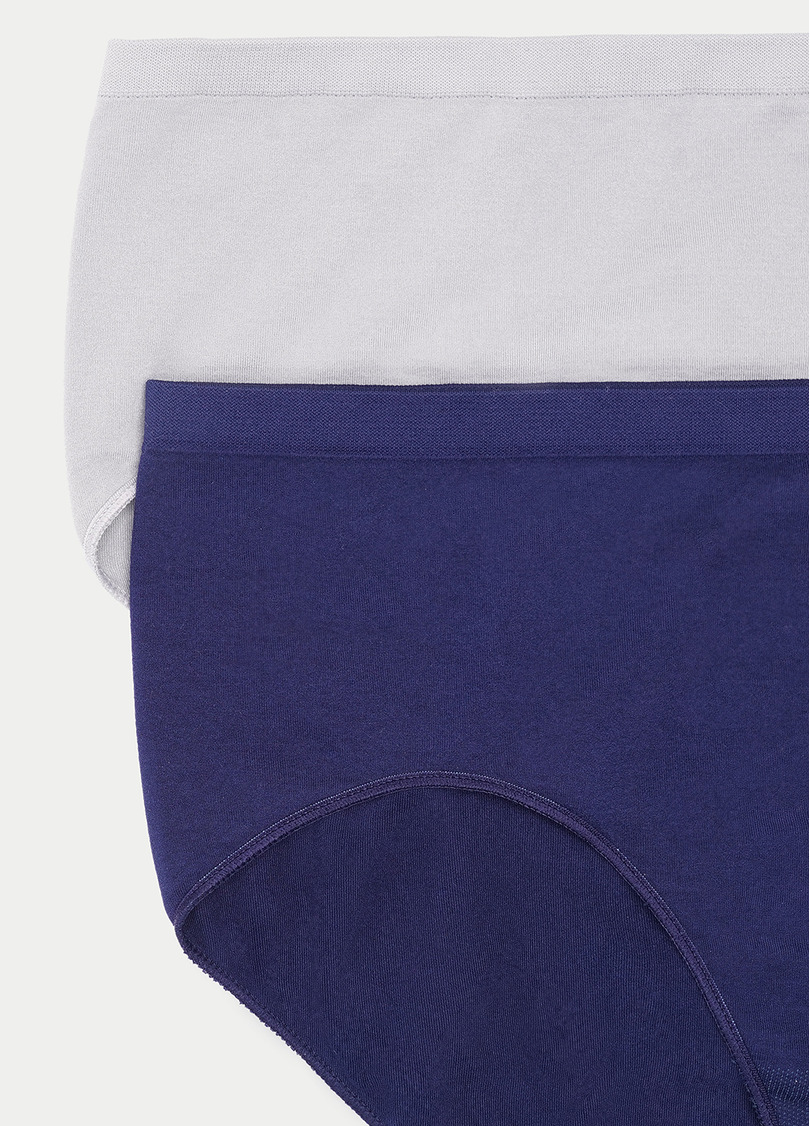 Безшовні труси напівшортики HIPSTER BRIEFS COLOR rhodonite (синій)