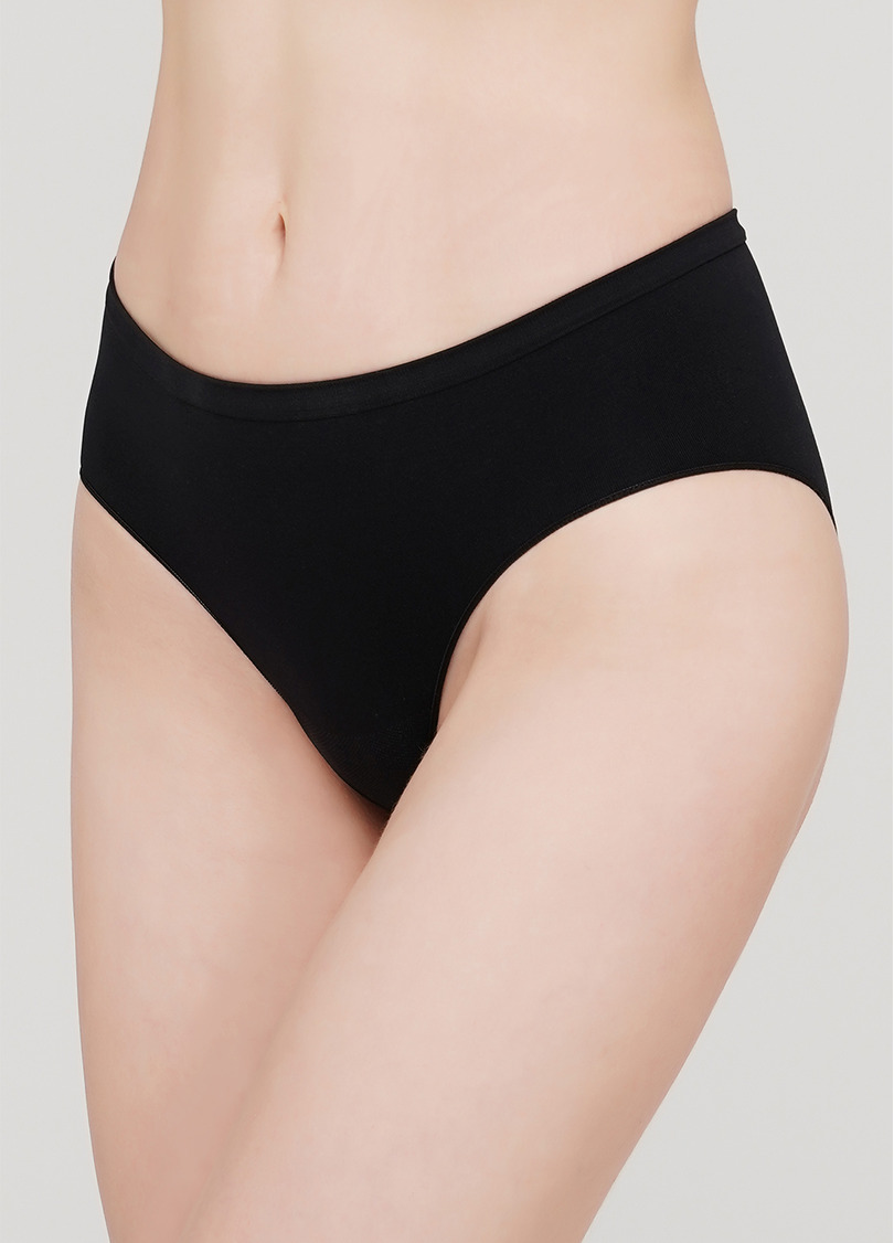 Безшовні труси хіпстери HIPSTER BRIEFS (чорний)