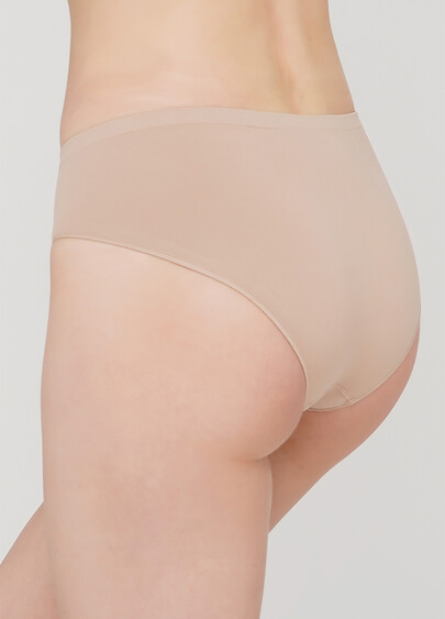 Бесшовные трусы хипстеры HIPSTER BRIEFS (бежевый)