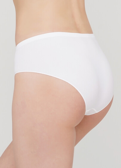 Бесшовные трусы хипстеры HIPSTER BRIEFS (белый)