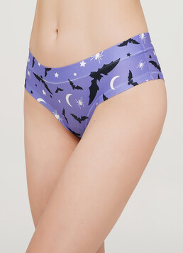 Трусики слипы с принтом летучие мыши Helloween 2301/20 spider purple (фиолетовый)