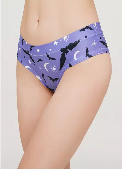 Трусики слипы с принтом летучие мыши Helloween 2301/20 spider purple (фиолетовый)