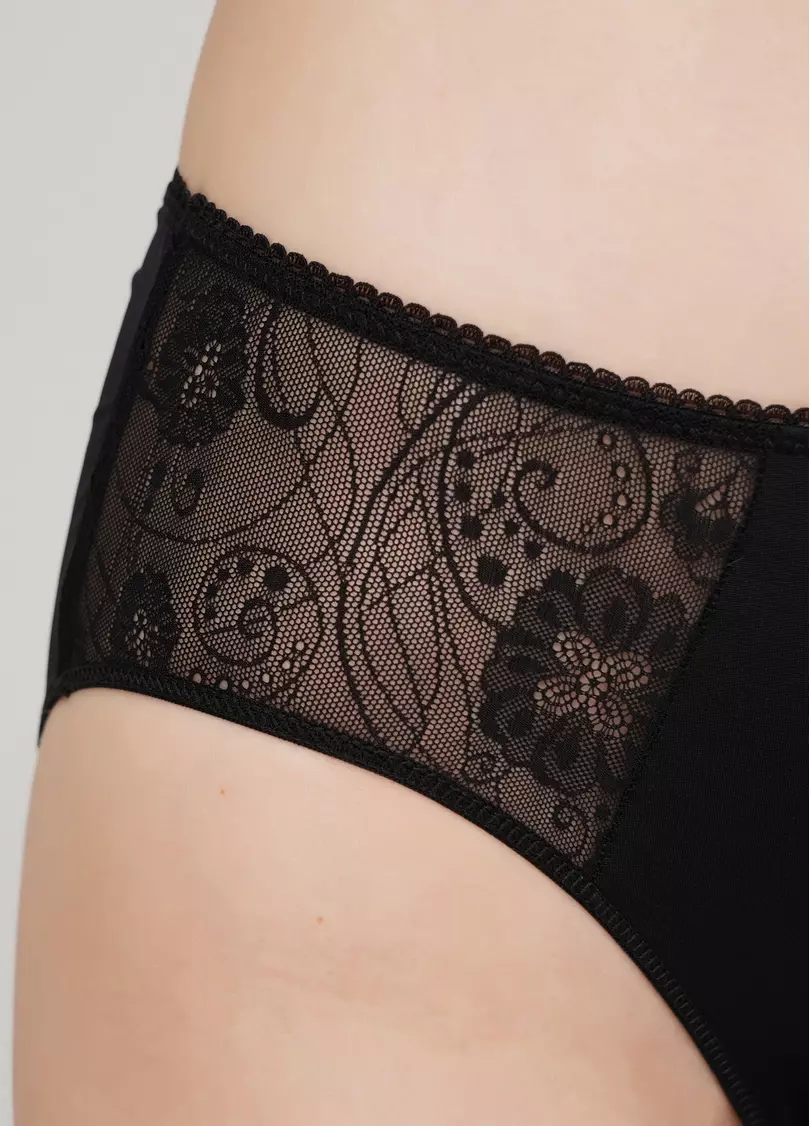 Женские трусы слипы Instinct 2103/21 (черный)