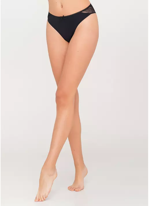 Женские трусики бразилиана Instinct 2206/21 (черный)