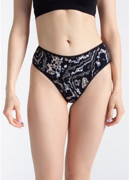 Трусики слипы JOLLY PRINTS 2301/60 abstract print (черный)