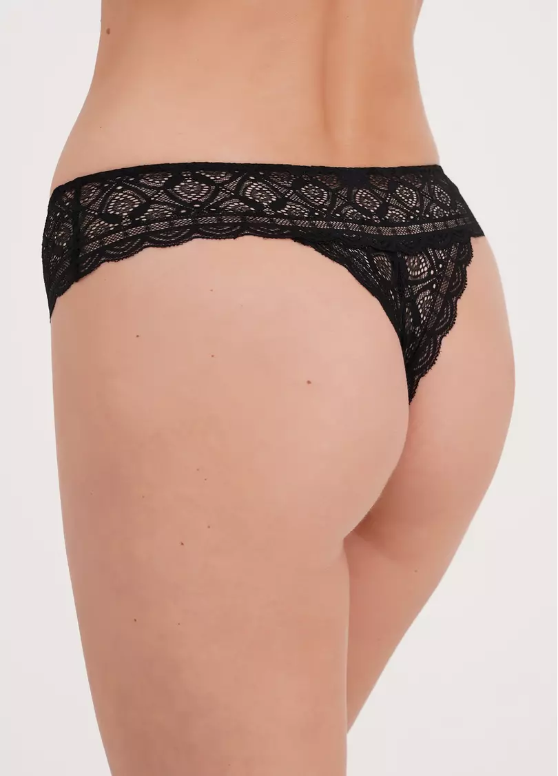 Женские трусы бразилиана из кружева Keily 2225/31 black (черный)