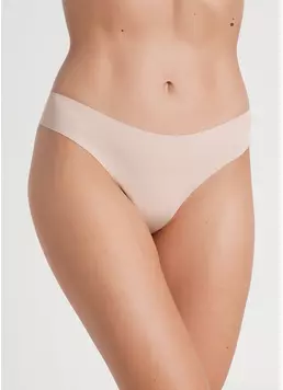 Трусики стринги с бесшовным краем L5132BR-M (бежевый)