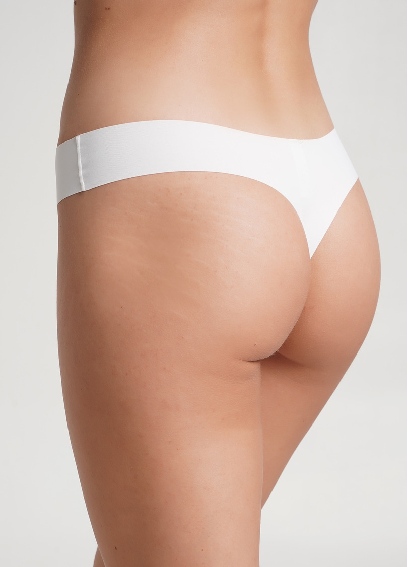 Трусики стрінги з безшовним краєм L5132BR-M (білий)