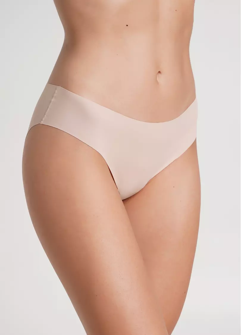 Трусики сліпи з необробленим краєм L5133BR-M (бежевий)