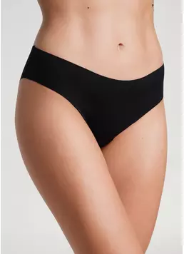 Трусики слипы с необработанным краем L5133BR-M (черный)