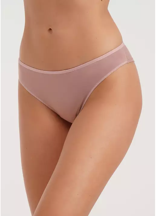 Трусики бразилиана хлопковые Leila 2206/60 powder (розовый)
