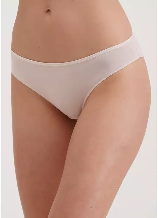 Трусики слипы из хлопка Leila 2301/60 nude (бежевый)