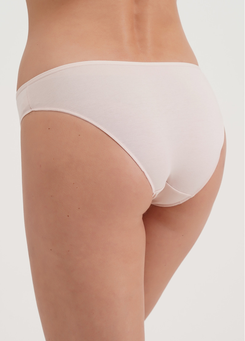 Трусики сліпи з бавовни Leila 2301/60 nude (бежевий)