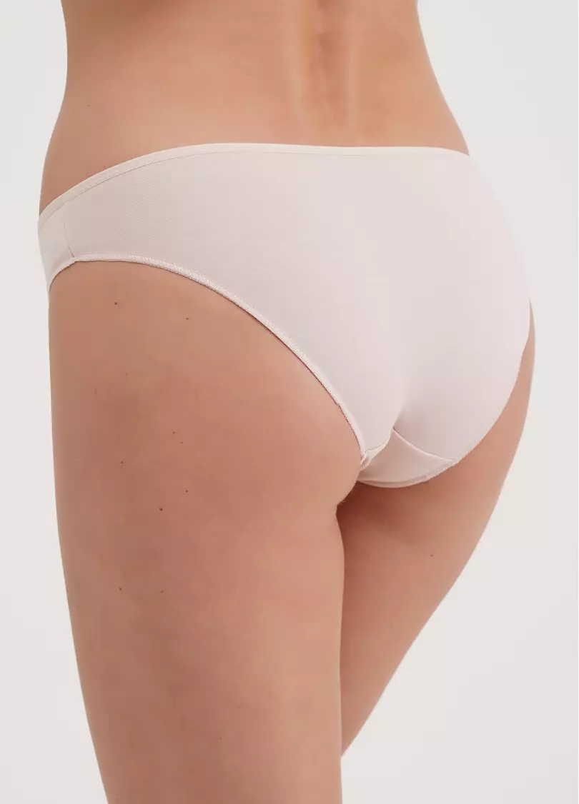 Трусики сліпи з бавовни Leila 2301/60 nude (бежевий)