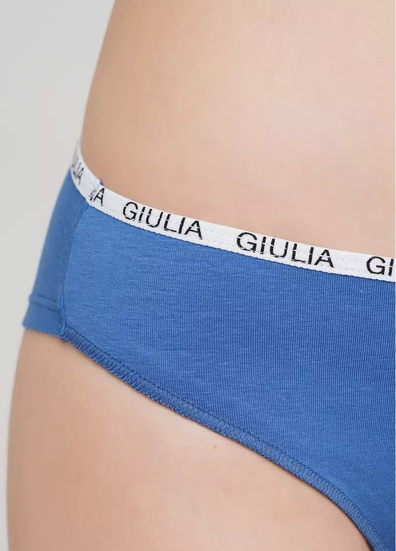 Женские трусики бразилиана Logo 2206/60 (синий)