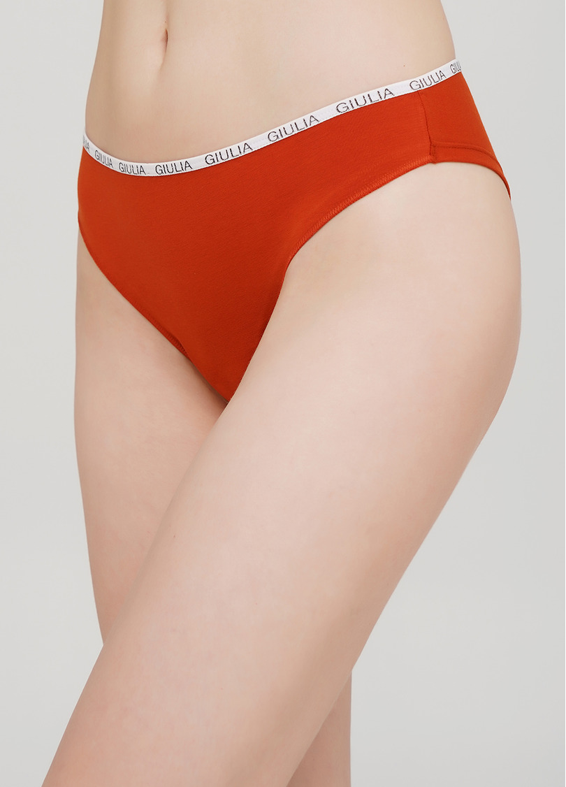 Женские трусики бразилиана Logo 2206/60 (терракотовый)