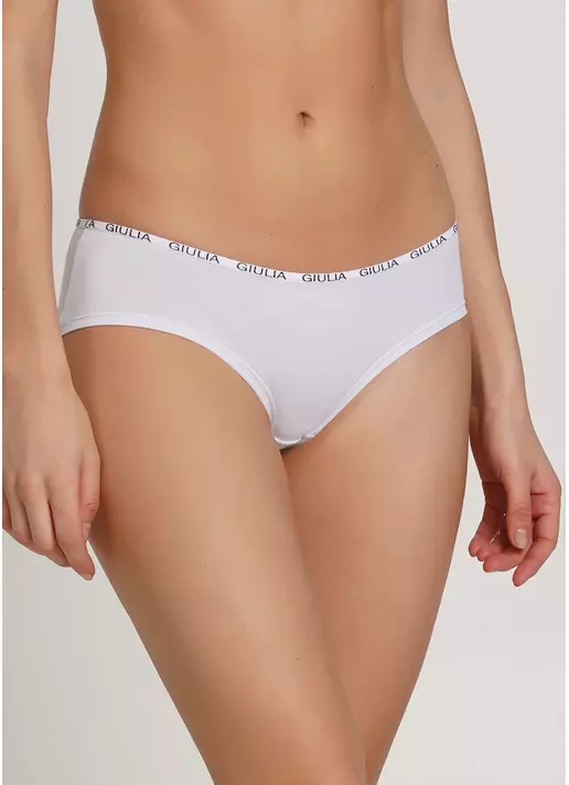 Жіночі бавовняні труси Logo 2602/60 (білий)