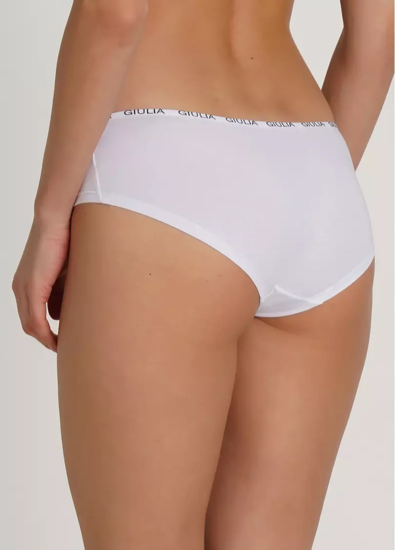 Женские хлопковые трусы Logo 2602/60 (белый)
