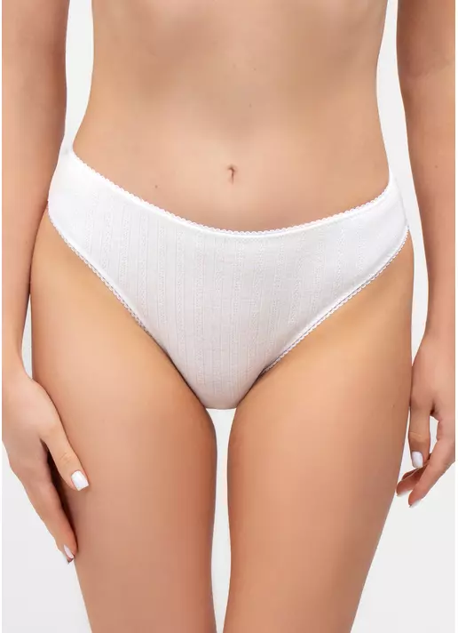 Труси стрінги з ажурного трикотажу MALLOW 2119/90 (молочний) Труси стрінги з ажурного трикотажу MALLOW 2119/90 (молочний)