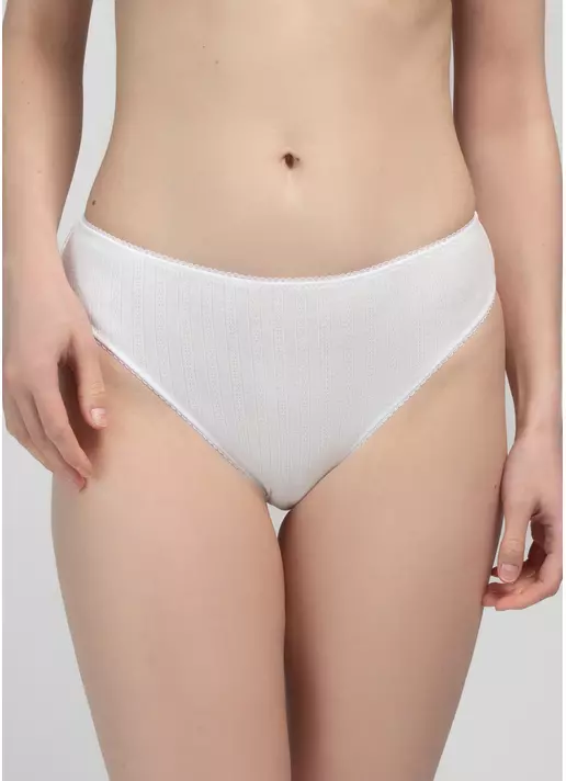 Трусы слипы из ажурного трикотажа MALLOW 2320/90 milk (белый) Трусы слипы из ажурного трикотажа MALLOW 2320/90 milk (белый)