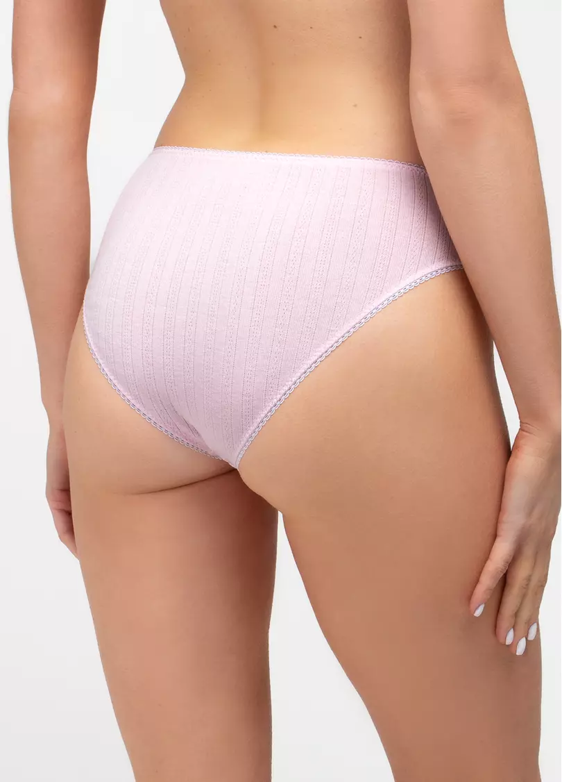 Труси сліпи з ажурного трикотажу MALLOW 2320/90 (рожевий)