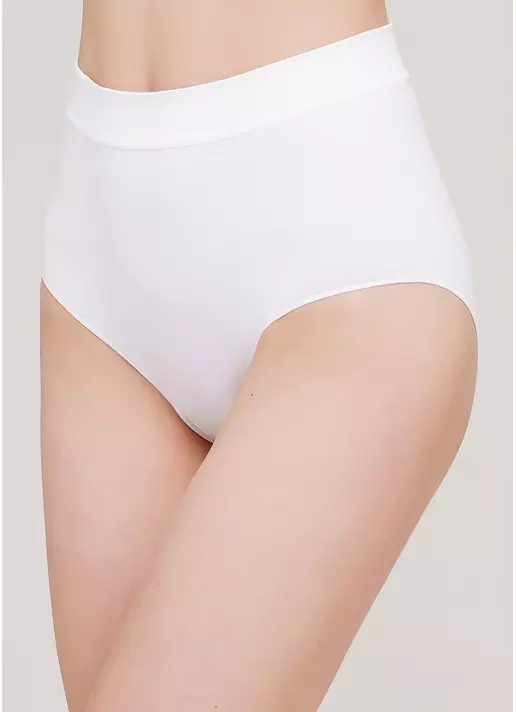 Безшовні труси бріфи MIDI BRIEFS (білий)