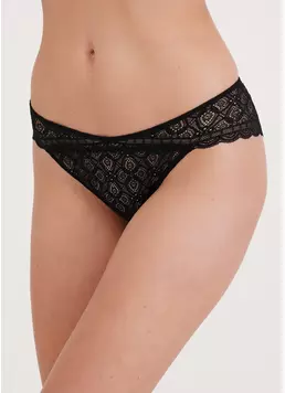 Класичні жіночі труси сліпи з мережива Marcia 2313/31 black (чорний) Класичні жіночі труси сліпи з мережива Marcia 2313/31 black (чорний)