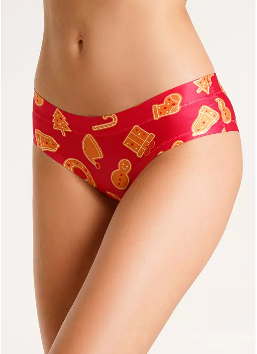 Трусики слипы с имбирными пряниками New Year's fair 2301/20 cookie (красный)