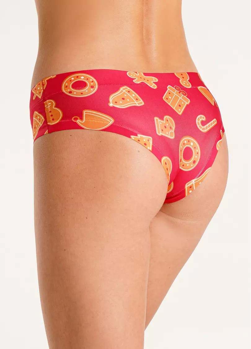 Трусики слипы с имбирными пряниками New Year's fair 2301/20 cookie (красный)