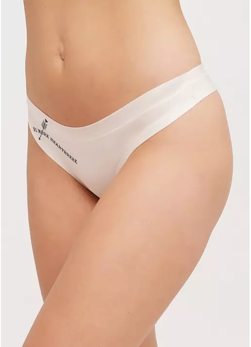 Трусики стринги с рисунком тату Nude tattoo 2102/20 beige (бежевый)