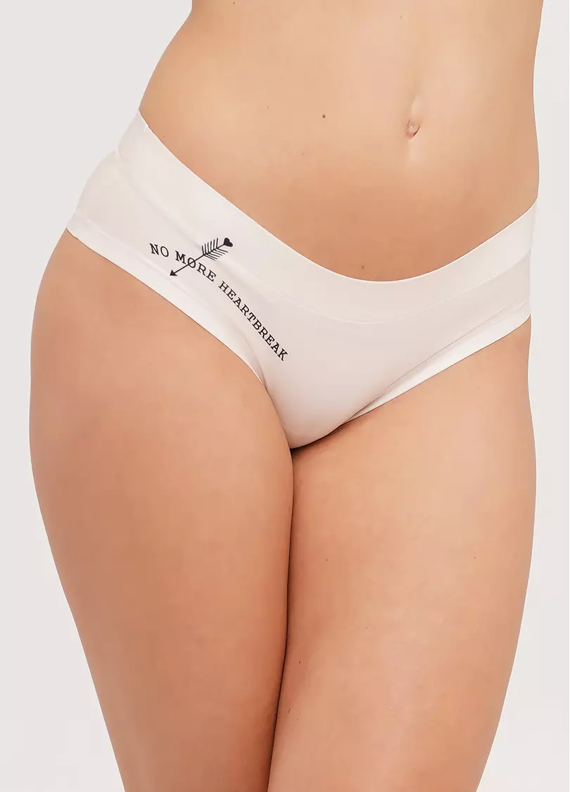 Трусики сліпи з тату малюнком Nude tattoo 2301/20 beige (бежевий)