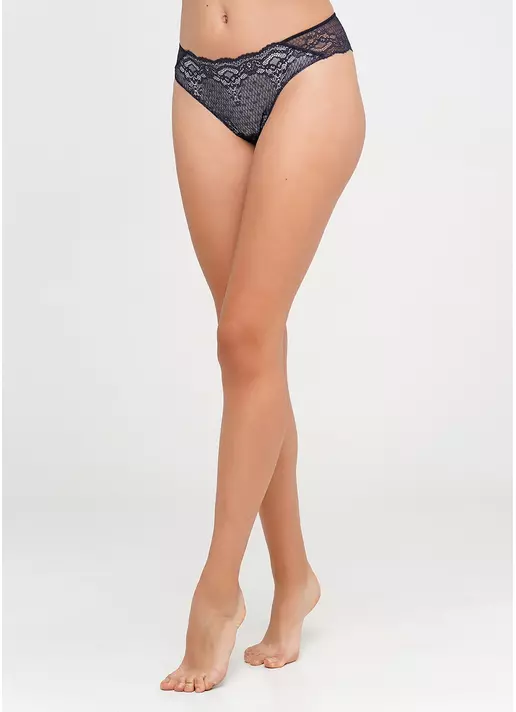 Трусики бразилиана кружевные Riccarda 2204/31 (черный)