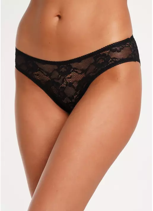 Трусики слипы кружевные Rosa 2301/30 black (черный)