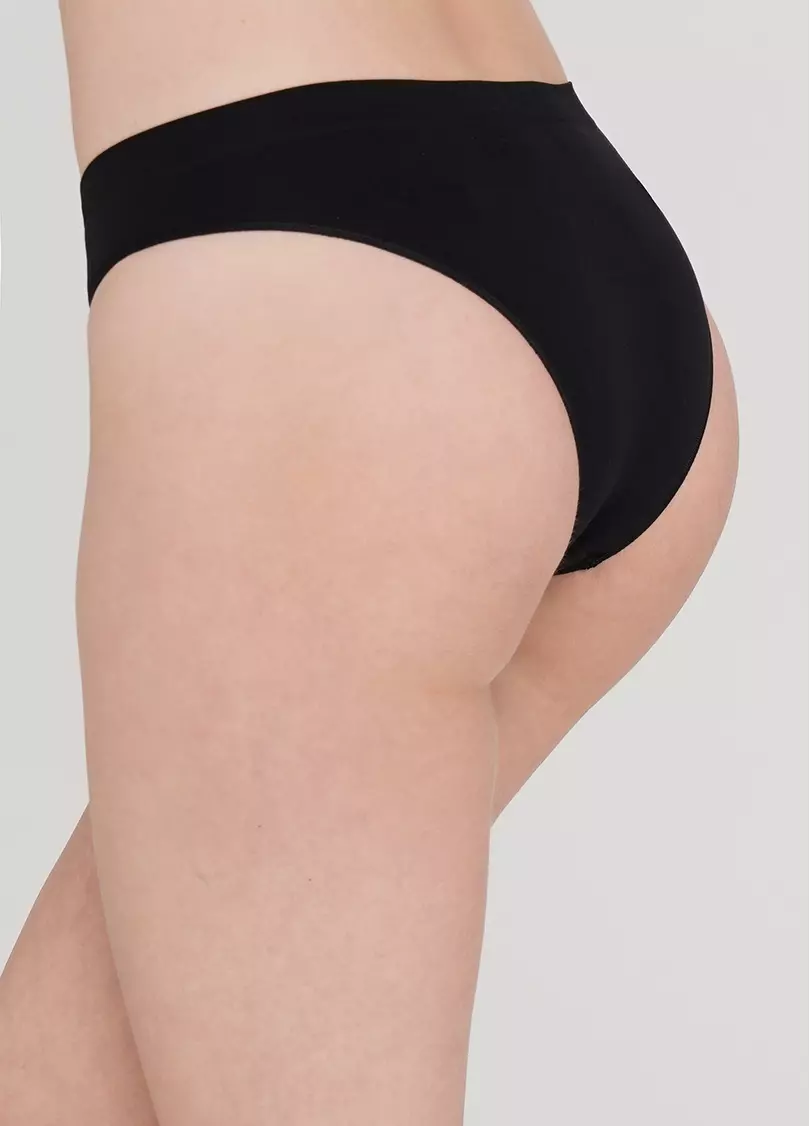 Бесшовные бразилиана SLIP BRASILLIANA INVISIBLE nero (черный)