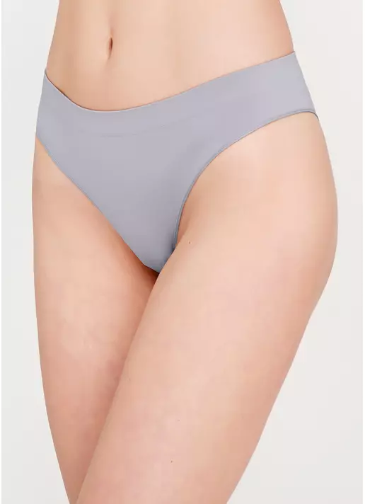 Бесшовные бразилиана SLIP BRASILLIANA INVISIBLE sleet (серый)