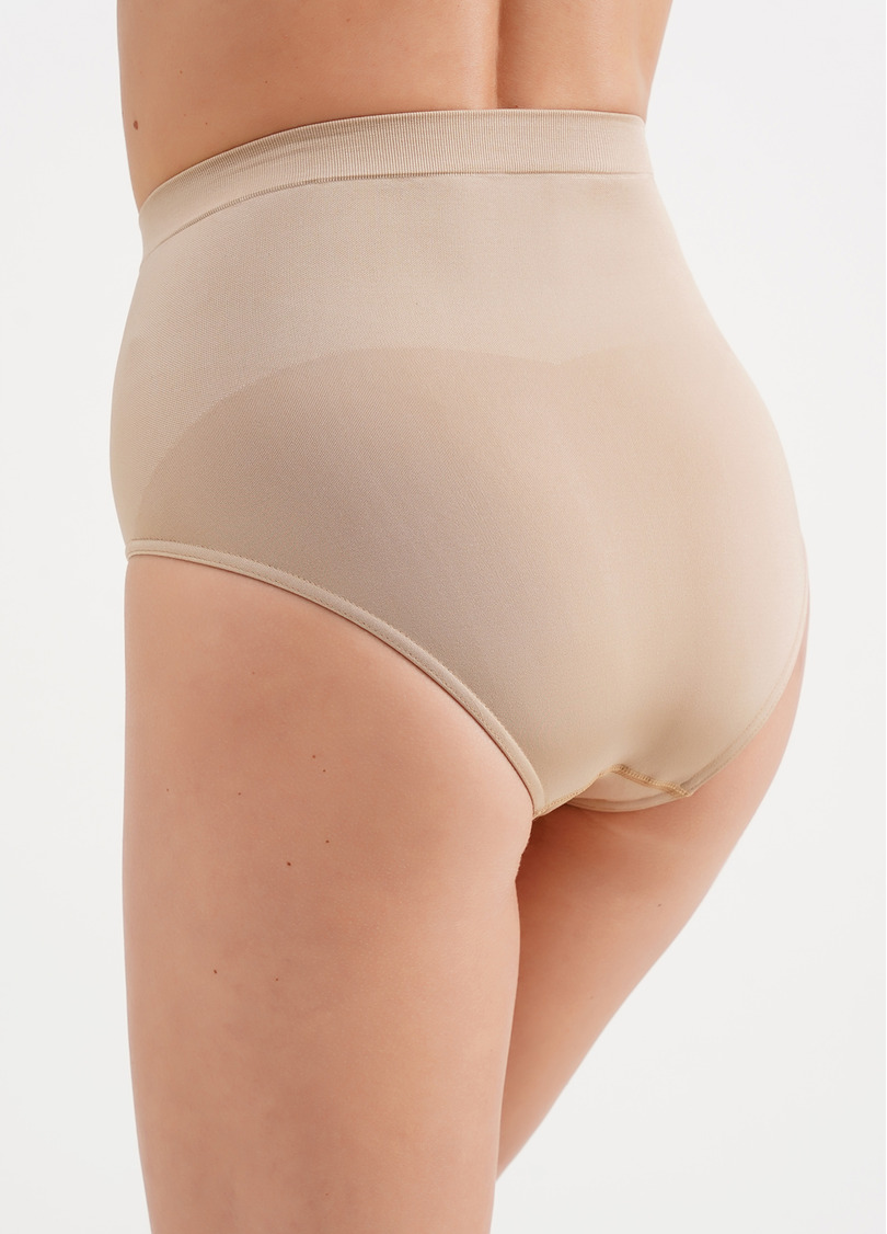 Бесшовные трусы слипы моделирующие SLIP MODELLING beige (бежевый)