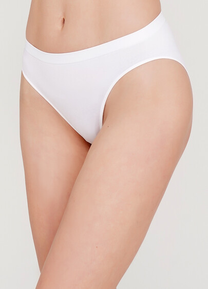 Бесшовные трусы SLIP VITA BASSA bianco (белый)