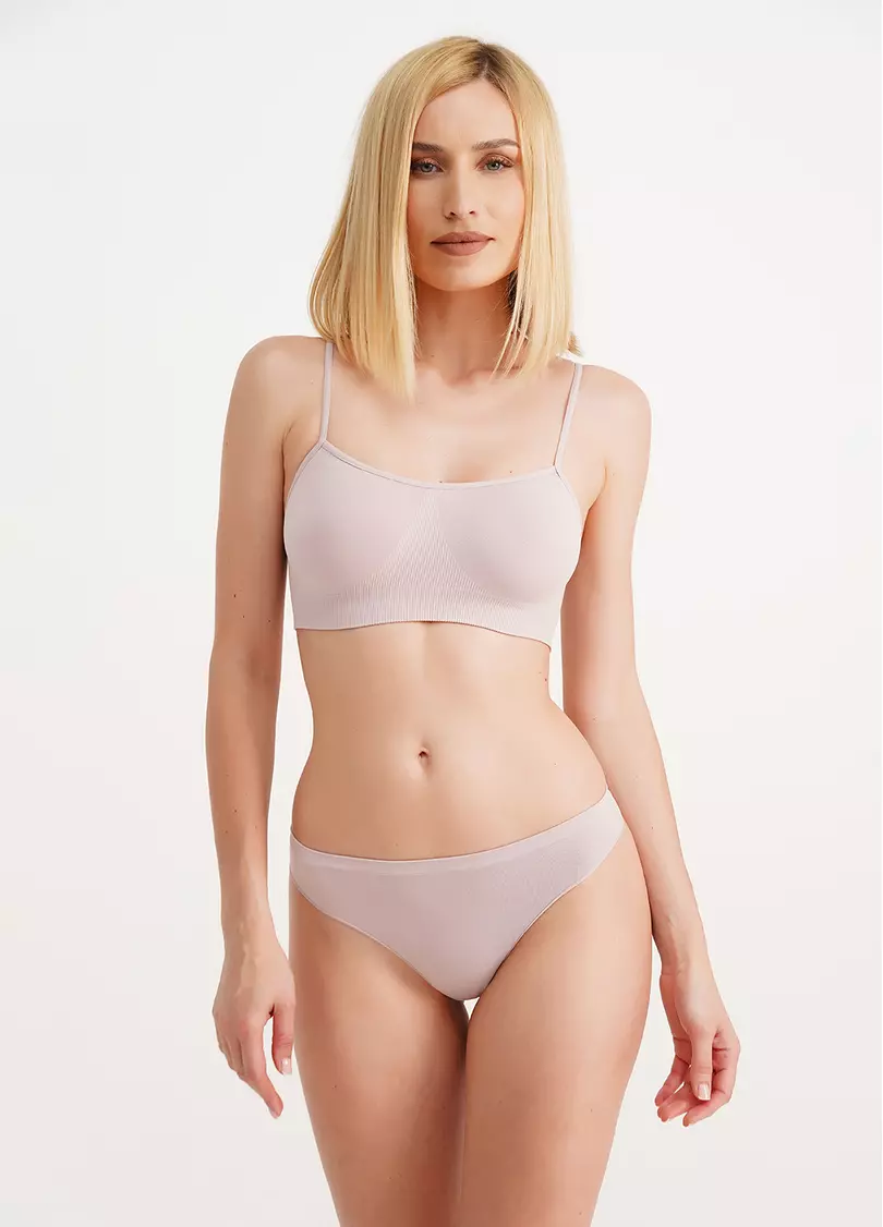 Бесшовные стринги STRING BRIEFS COLOR burnished lilac (рожевый)