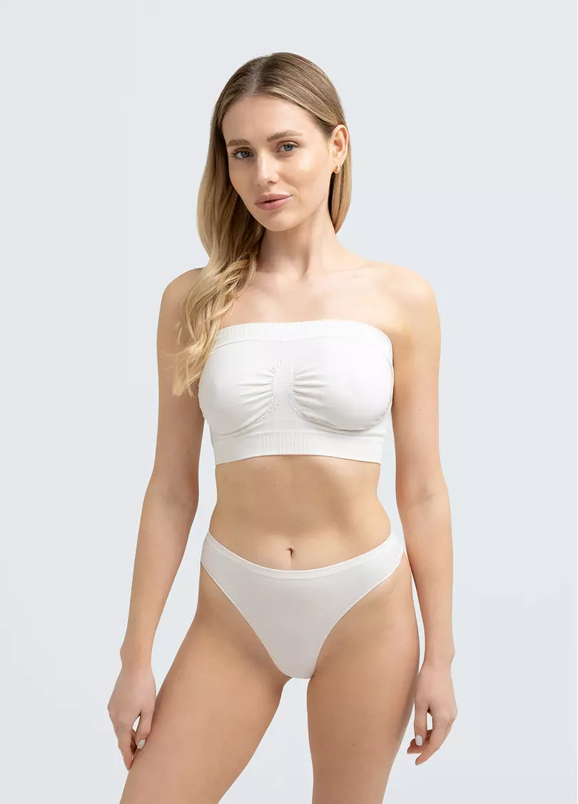 Безшовні стрінги STRING BRIEFS COLOR cloud dancer (білий)