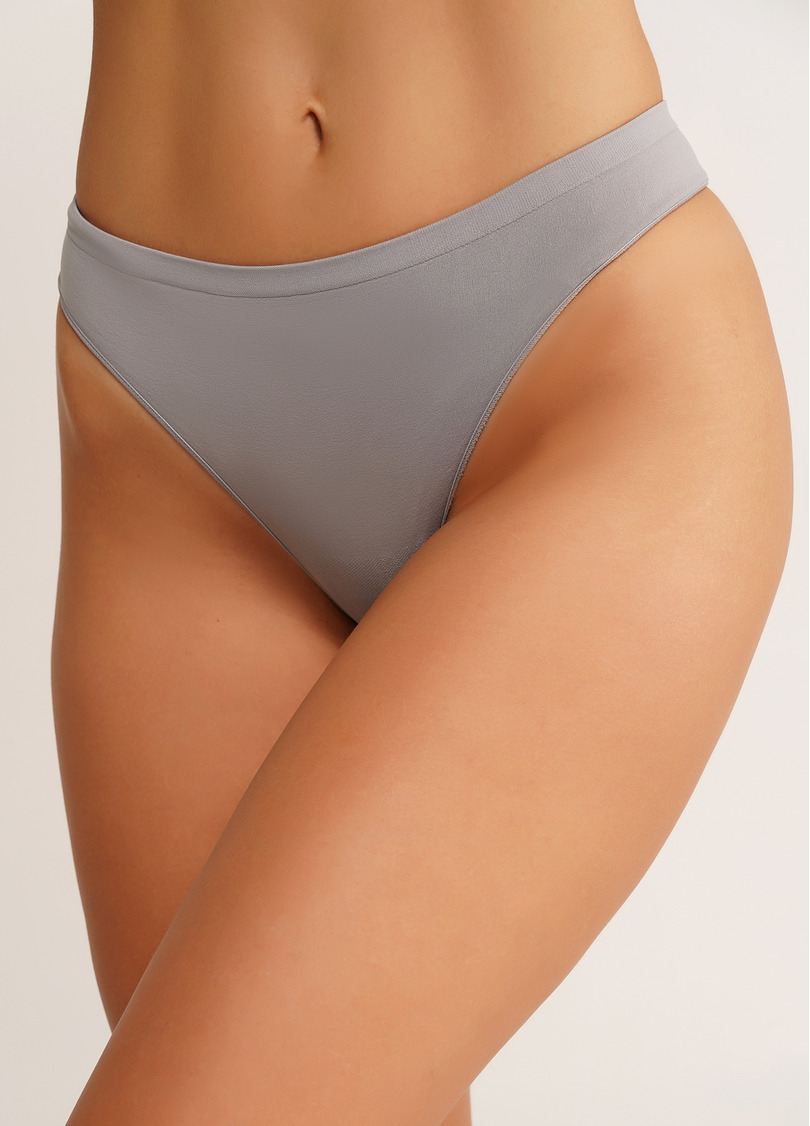 Безшовні стрінги STRING BRIEFS COLOR griffin (сірий)