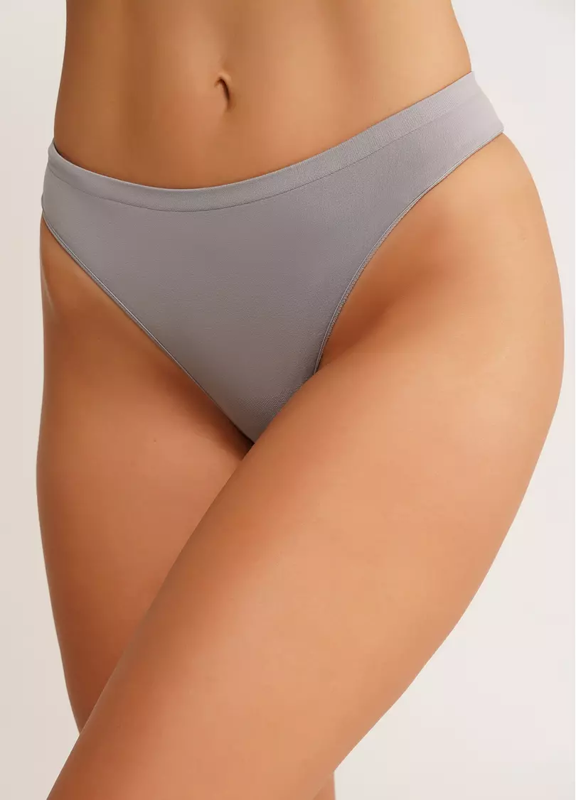 Бесшовные стринги STRING BRIEFS COLOR griffin (серый)